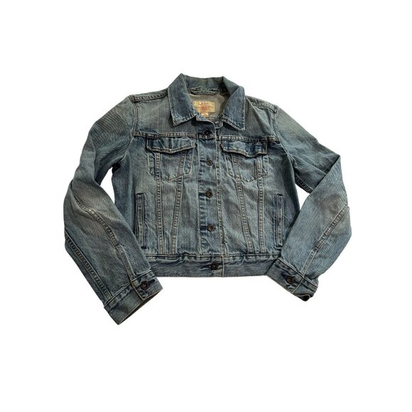 Levi's Denim Trucker Jacket in Blue - Picture 1 of 3